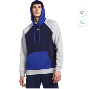 UNDER ARMOUR Mens sweatshirt hoodie Rival Fleece pullover XXL 2XL